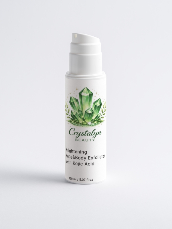 Crystalyn Beauty Brightening Face&Body Exfoliator with Kojic Acid